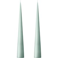 Kegelkerze Set Cone Candles jade stone 25 cm H von ester & erik