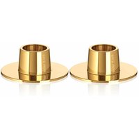 Kerzenhalter Set für Peitschenkerzen shiny gold von ester & erik