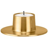Outdoor Kerzenhalter Set matt gold 5,7 cm H von ester & erik