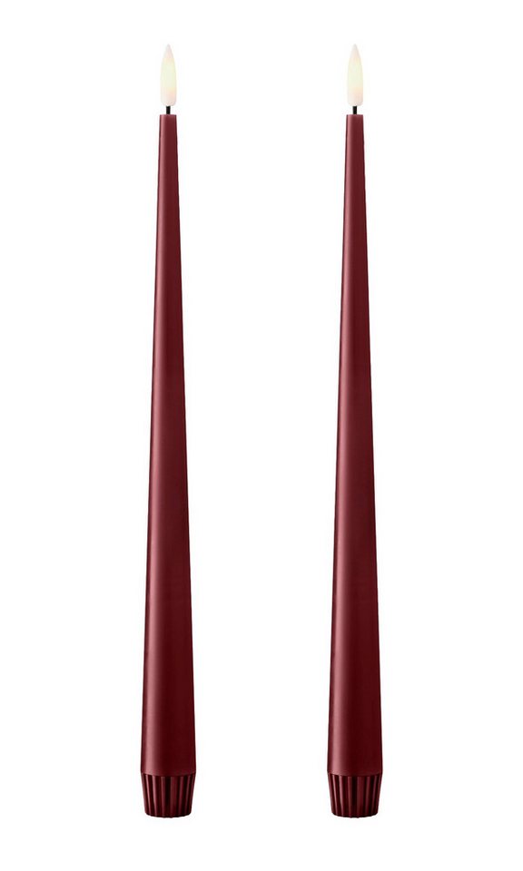 ester & erik LED-Kerze Ester & Erik LED Spitzkerze 30 cm 2er Set von ester & erik
