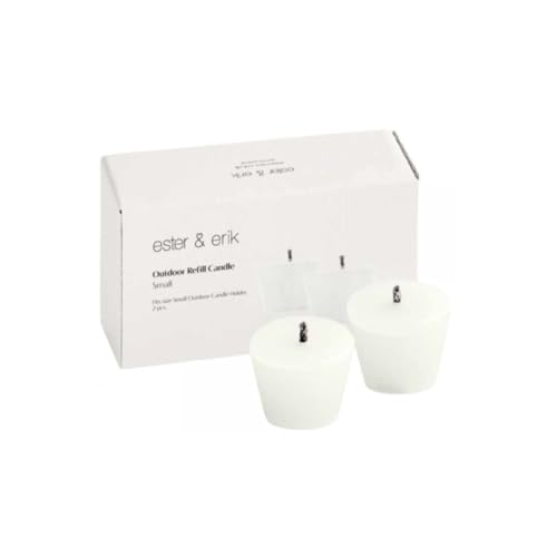 ester & erik Refill 2 pcs., Outdoor Candle Holder Small [Set] von ester & erik