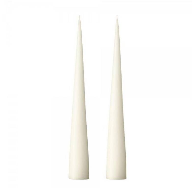 ester & erik Tafelkerze Kegelkerzen Set Cone Candle Ivory (2-teilig) von ester & erik