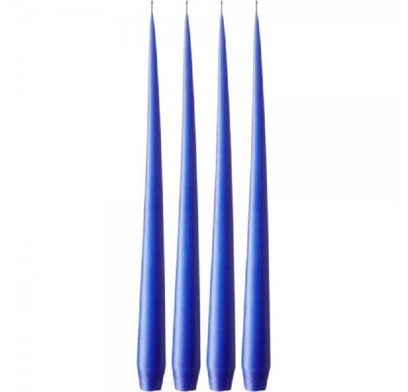 ester & erik Tafelkerze Spitzkerze Taper Candle Cornflower (4-teilig) (32cm) von ester & erik