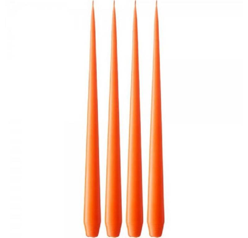 ester & erik Tafelkerze Spitzkerze Taper Candle Mild Orange (4-teilig) (32cm) von ester & erik