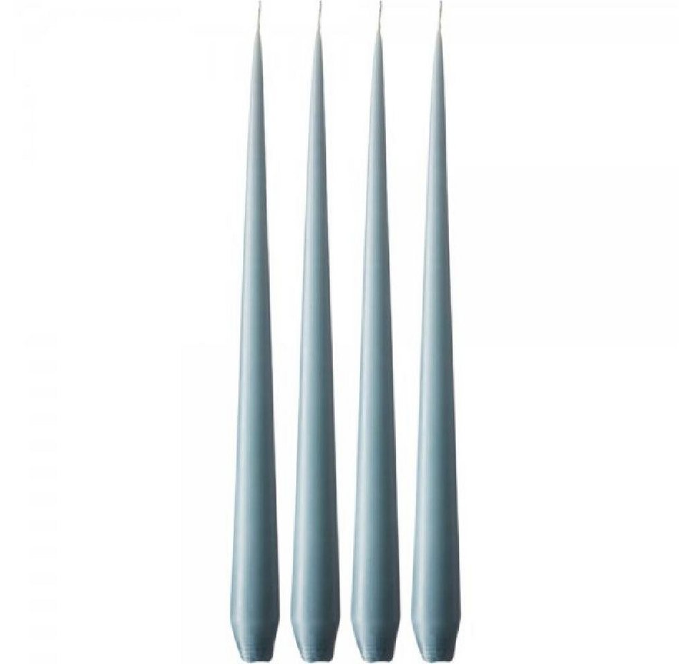 ester & erik Tafelkerze Spitzkerze Taper Candle Steel Blue (4-teilig) (32cm) von ester & erik