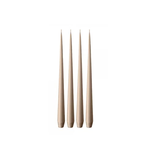 ester & erik Taper Candles, Box, 32cm, 4 Stück, 18 Nougat Note von ester & erik
