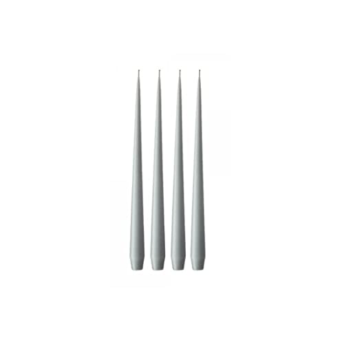 ester & erik Taper Candles, Box, 32cm, 4 Stück, 71 Concrete von ester & erik