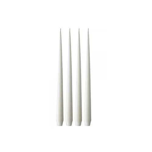 ester & erik Taper Candles, Box, 42cm, 4 Stück, 31 Pure White von ester & erik