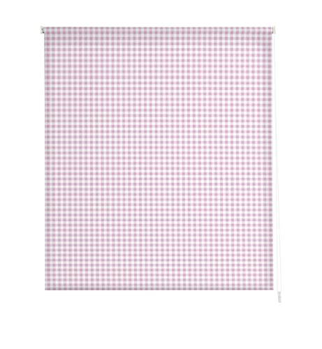 Estoralis Vichy-2 - Rollo lichtdurchlässig, Digitaldruck, Rosa, 90 x 175 cm (BxH) von Estoralis