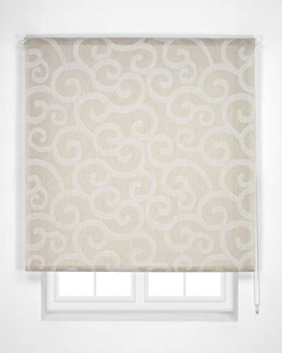 Estoralis - Ornella - Rollo Durchsichtiger, 150 x 250 cm, Farbe Beige von Estoralis