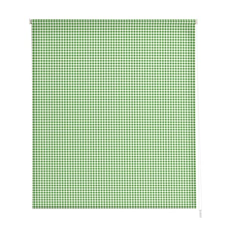 Estoralis | KÜCHE | Modernes Design-Rollo | Digital bedruckter Stoff | Vichy-2 Pistazie | 130 x 180 cm. (Breite/Höhe) Stoffgröße 127 x 175 cm. | Rollos für Fenster und Türen von Estoralis