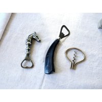 Vintage Silberbar 3 Besondere Flaschenöffner Vintage Silberbar 3 Besondere Flaschenöffner von etage4vintage