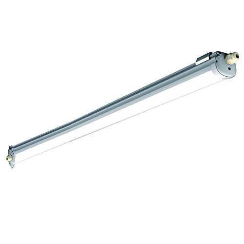 etc-shop Feuchtraumleuchte LED 120 cm Werkstattleuchte hell Kellerlampe Feuchtraum Deckenleuchte LED Röhre Wannenleuchte, IP65, 36W 2800lm 6000K kaltweiß von etc-shop