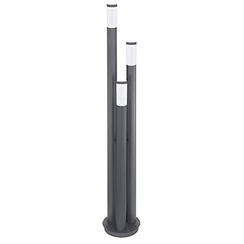 etc-shop Säulenleuchte für Außen 170 cm Garten Stehlampe Edelstahl Standleuchte Terrasse groß, drei Säulen in anthrazit, 3x E27, D 28 cm etc-shop Säulenleuchte für Außen 170 cm Garten Stehlampe Edelstahl Standleuchte Terrasse groß, drei Säulen in anthrazit, 3x E27, D 28 cm von etc-shop
