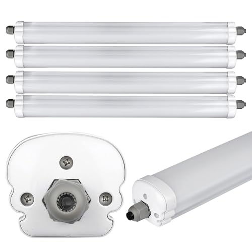 etc-shop 4er Set 36 Watt SMD LED Wannen Röhren Leuchten Werkstatt Tageslicht Strahler Decken Lampen von etc-shop