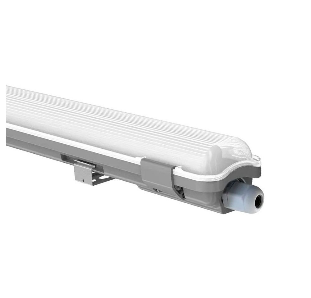 etc-shop LED Deckenleuchte, Leuchtmittel inklusive, Kaltweiß, Tageslichtweiß, Wannenleuchte Garagenlampe Deckenlampe LED 6400K L 127,5cm 2er Set von etc-shop