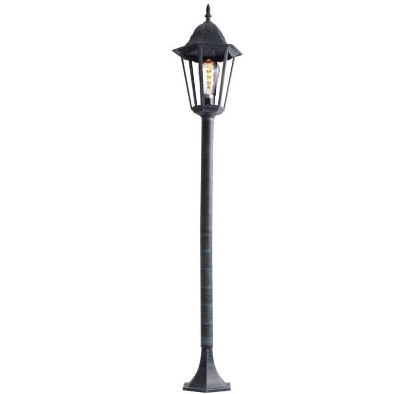 etc-shop Außen-Stehlampe, Leuchtmittel nicht inklusive, Gartenlaterne für Draußen Strom Außenstehlampe für Garten von etc-shop
