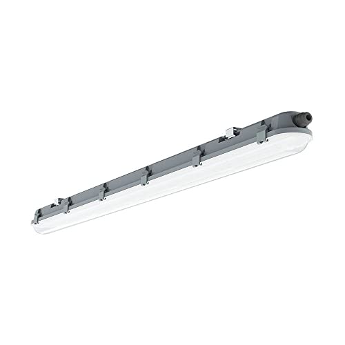 etc-shop Deckenlampe weiß Wannenleuchte LED Feuchtraumlampe Garagenlampe, Werkstatt IP65 Tageslicht, Kunststoff, 1x LED 36W 4320lm 6500K, LxBxH 120x7,8x7,2 cm von etc-shop