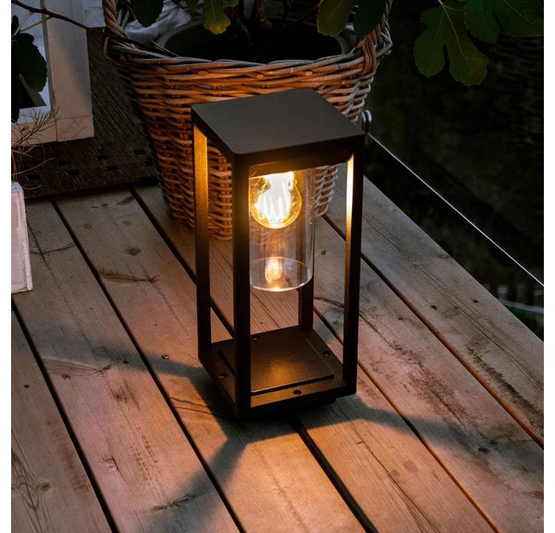 etc-shop Außen-Stehlampe, Leuchtmittel nicht inklusive, Außen Steh Lampe Garten Beleuchtung ALU Laterne Retro Hof etc-shop Außen-Stehlampe, Leuchtmittel nicht inklusive, Außen Steh Lampe Garten Beleuchtung ALU Laterne Retro Hof von etc-shop