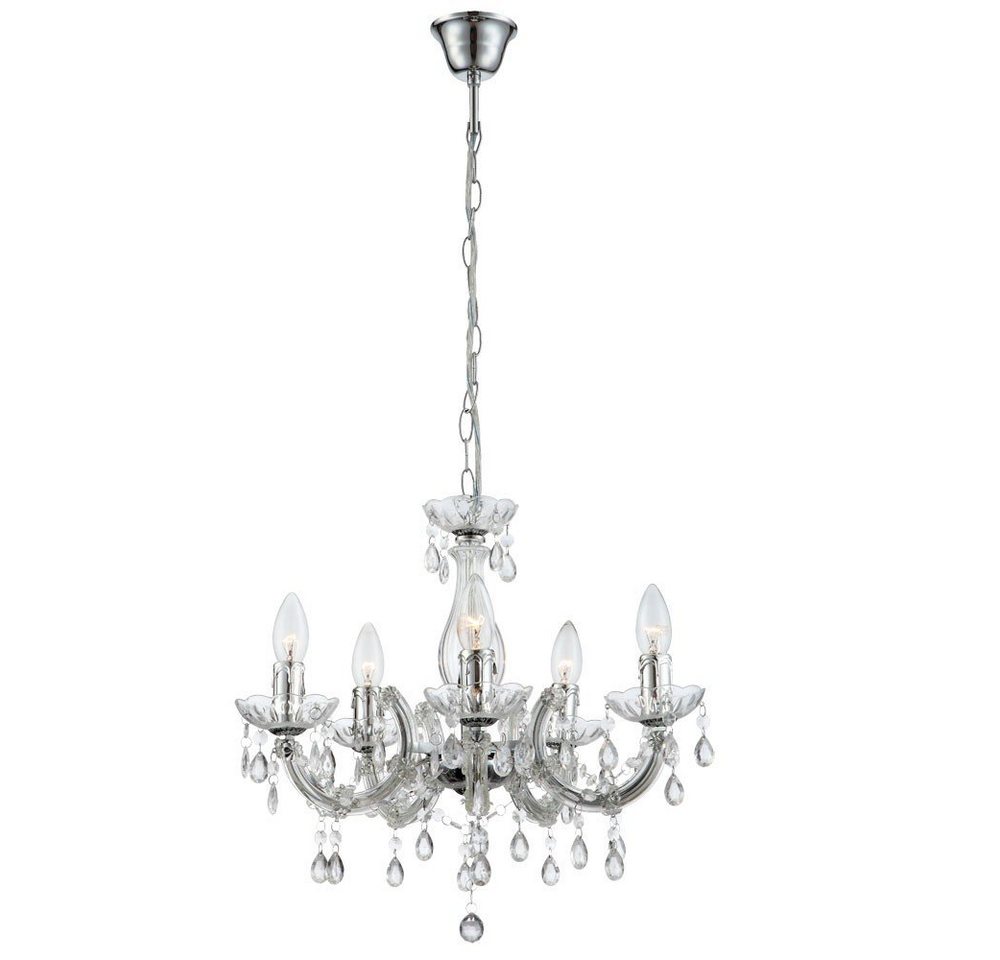 GLOBO LIGHTING Kronleuchter, Leuchtmittel inklusive, Warmweiß, LED Kronleuchter Decken- Hänge- Pendel- Lampe Design Leuchte Luster von GLOBO LIGHTING