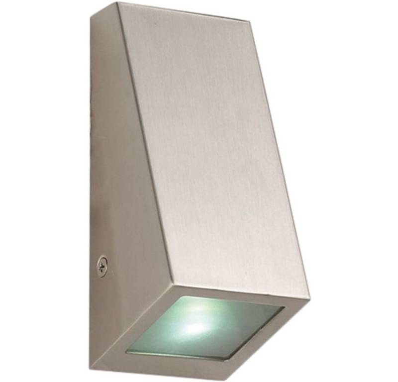 Harms Import Außen-Wandleuchte, Leuchtmittel nicht inklusive, Edelstahl Wandleuchte Lampe Außenlampe Beleuchtung Gartenlampe von Harms Import