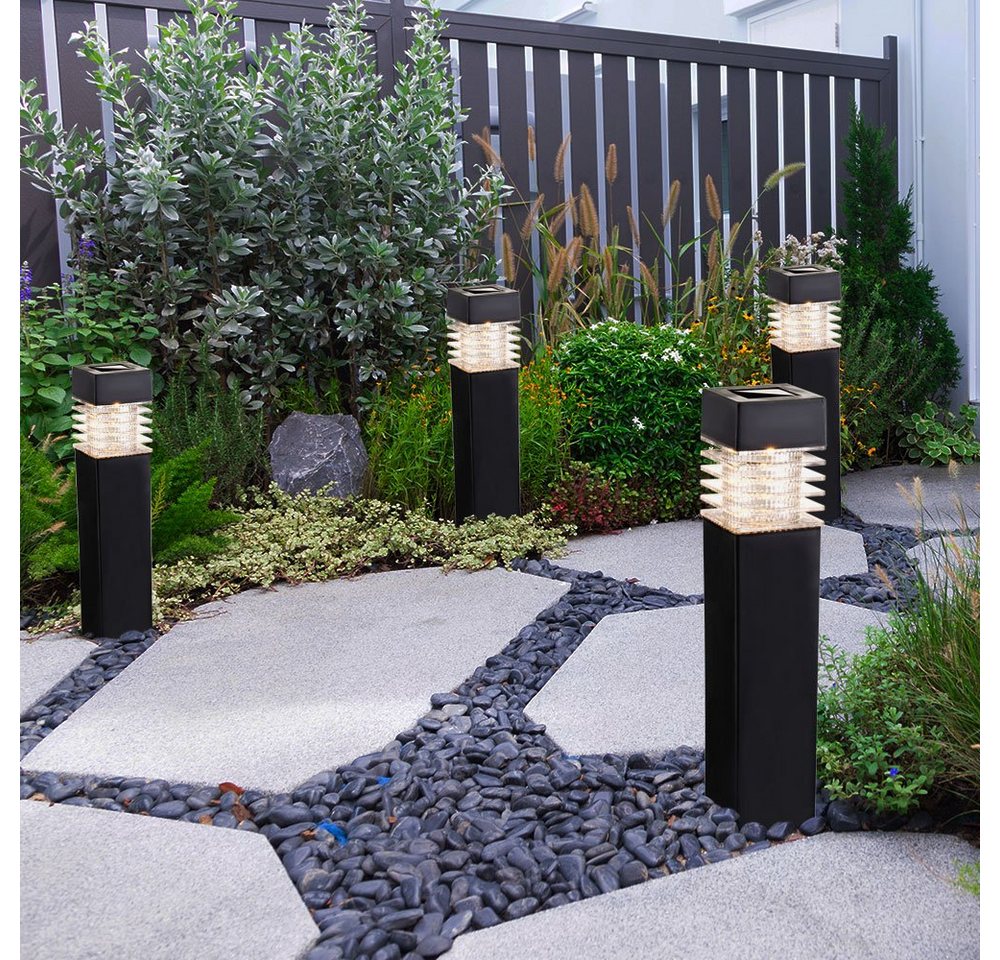 GLOBO LIGHTING LED Außen-Stehlampe, LED-Leuchtmittel fest verbaut, Warmweiß, Außenleuchten Gartenlampen Solarleuchten Stehlampen von GLOBO LIGHTING