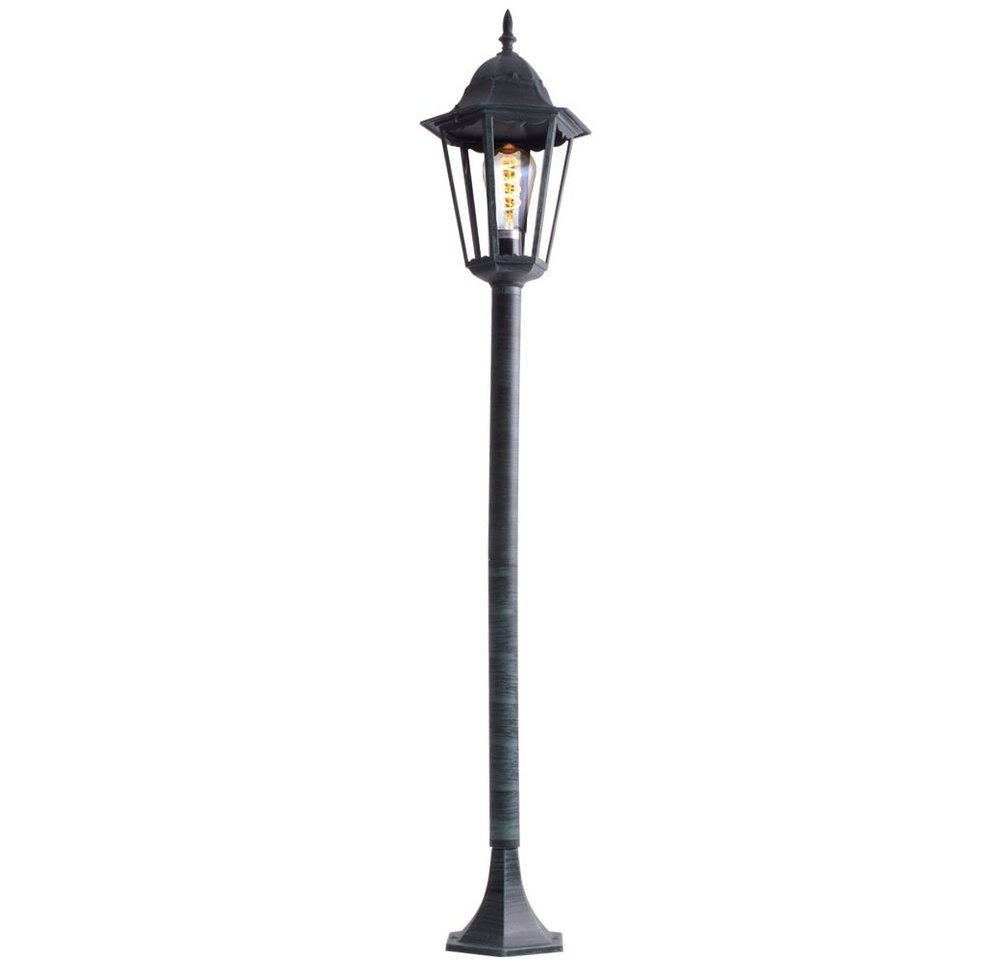 etc-shop LED Außen-Stehlampe, Leuchtmittel inklusive, Warmweiß, Stehleuchte Standlampe Außenleuchte LED grün-schwarz Filament etc-shop LED Außen-Stehlampe, Leuchtmittel inklusive, Warmweiß, Stehleuchte Standlampe Außenleuchte LED grün-schwarz Filament von etc-shop