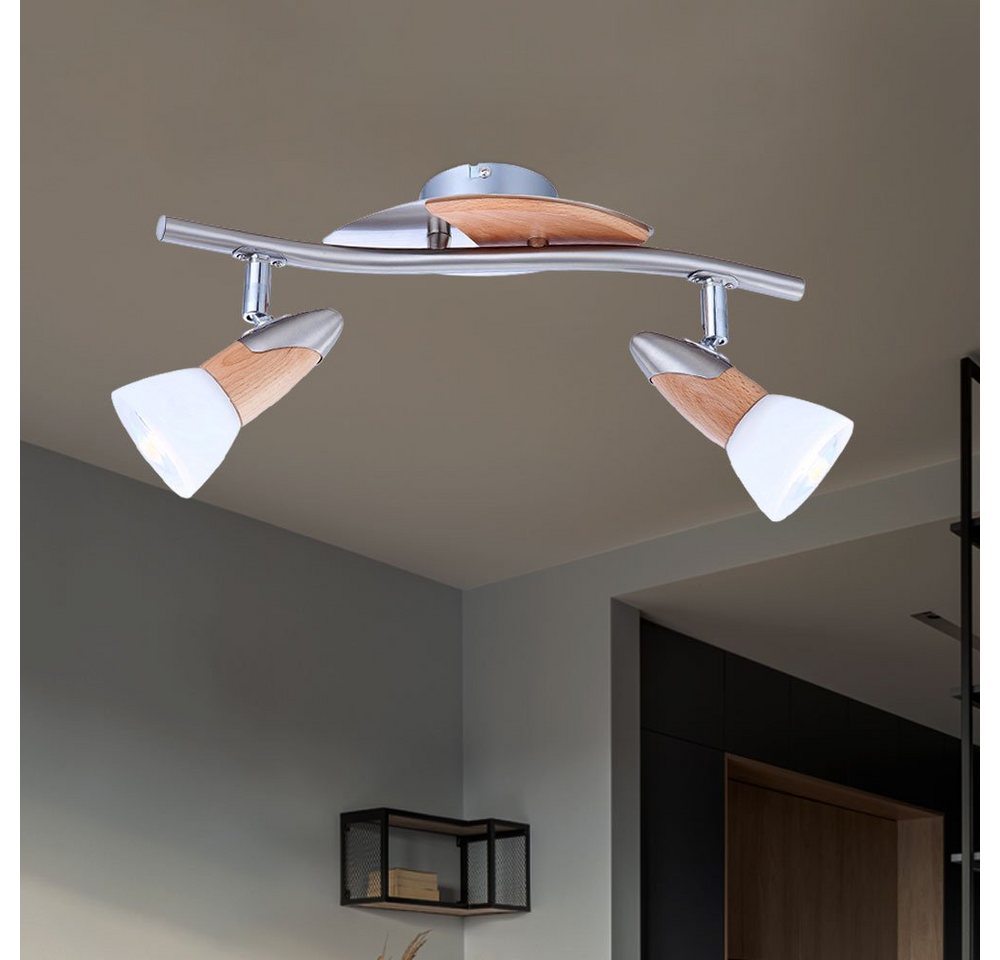 LED Glas Lampe Decken Leuchte Design Luxus Strahler Wohn Zimmer Beleuchtung 
