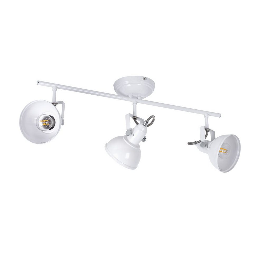 Reality Leuchten Deckenspot, Leuchtmittel nicht inklusive, Deckenleuchte 3 Flammig weiß Deckenlampe 3 Strahler Deckenspot 3 von Reality Leuchten