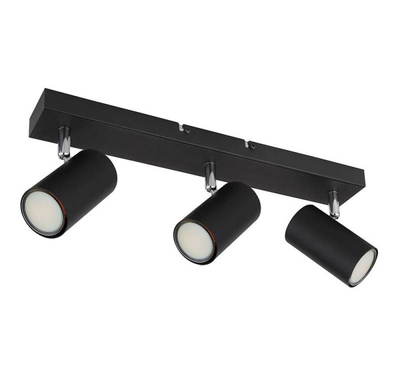 GLOBO LIGHTING Deckenspot, Leuchtmittel nicht inklusive, Deckenleuchte schwenkbar Spotleiste Wohnzimmer 3 Flammig Deckenlampe von GLOBO LIGHTING