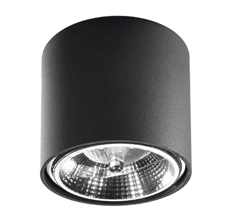 SOLLUX lighting LED Einbaustrahler, Leuchtmittel nicht inklusive, Aufbauspot schwarz GU10 Deckenleuchte Spot Aufputz von SOLLUX lighting