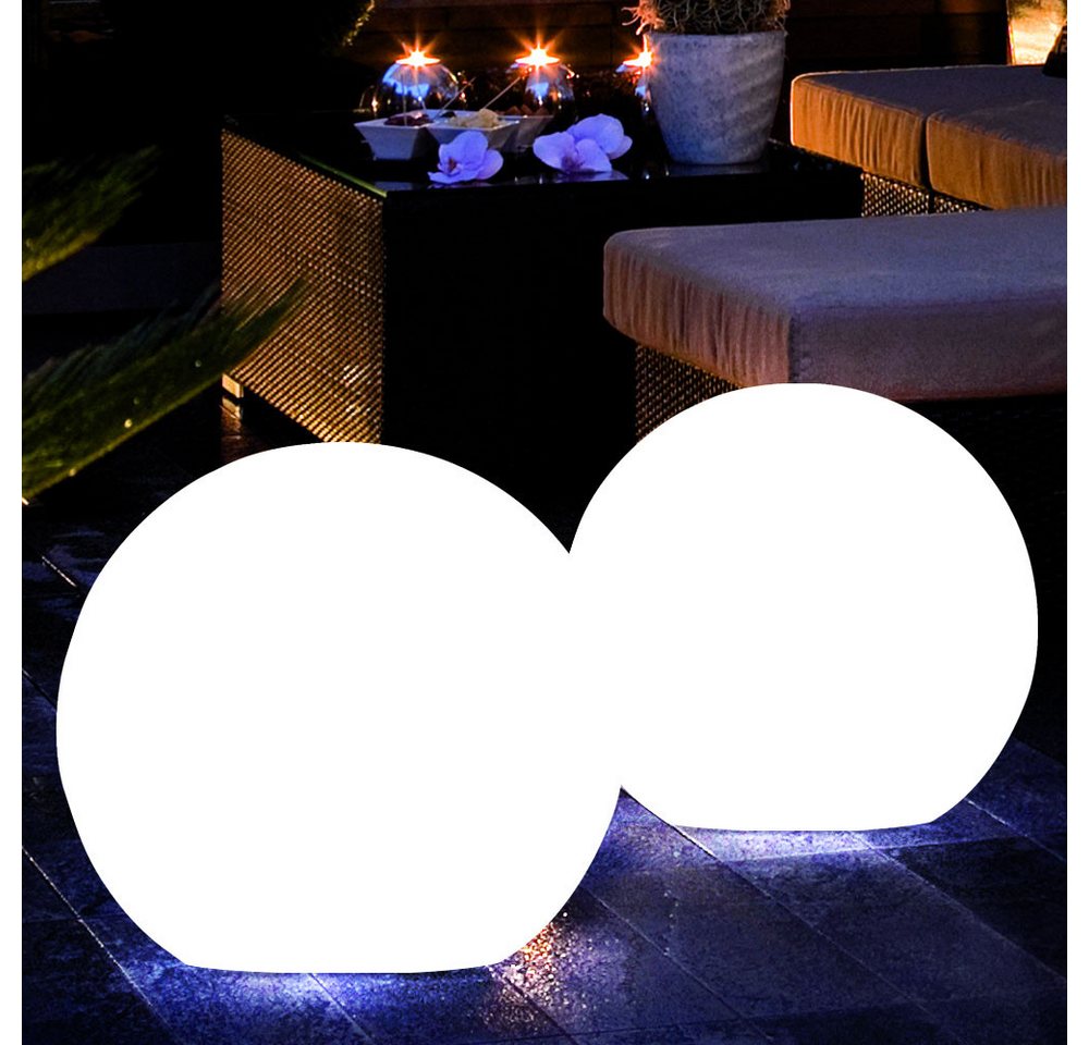 etc-shop LED Gartenleuchte, LED-Leuchtmittel fest verbaut, Warmweiß, Solarlampen für Außen Kugeln Garten Kugelleuchten Außen Set Solar etc-shop LED Gartenleuchte, LED-Leuchtmittel fest verbaut, Warmweiß, Solarlampen für Außen Kugeln Garten Kugelleuchten Außen Set Solar von etc-shop