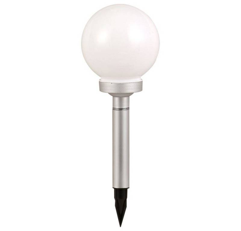 GLOBO LIGHTING LED Gartenleuchte, LED-Leuchtmittel fest verbaut, Warmweiß, Solar Gartenlampe Erdspieß Kugel Solar LED Aussenleuchte Licht Leuchte von GLOBO LIGHTING