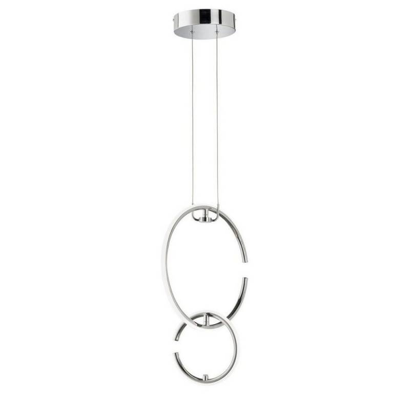 etc-shop LED Pendelleuchte, LED-Leuchtmittel fest verbaut, Neutralweiß, Runde LED Hängeleuchte Ring Pendelleuchte Küchenlampe von etc-shop