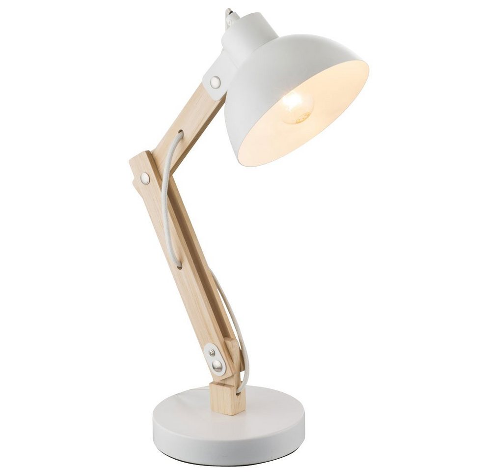 etc-shop LED Schreibtischlampe, Nacht Schreib Tisch Leuchte weiß Schlaf Zimmer Beleuchtung Vintage Gelenk Retro Lese Lampe Spot beweglich etc-shop LED Schreibtischlampe, Nacht Schreib Tisch Leuchte weiß Schlaf Zimmer Beleuchtung Vintage Gelenk Retro Lese Lampe Spot beweglich von etc-shop