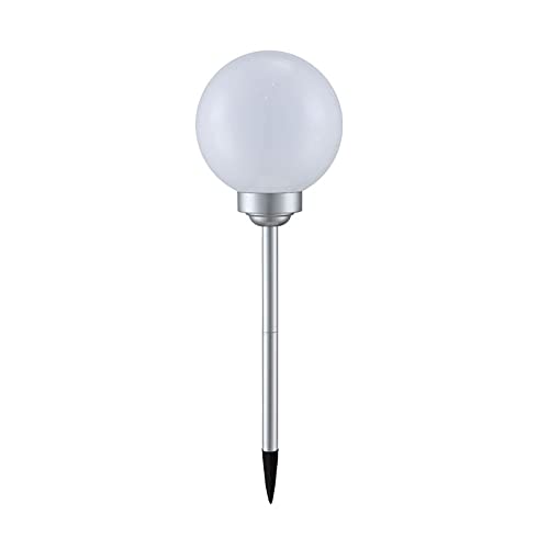 etc-shop LED Solar Außen Steck Lampe Garten Beleuchtung Erdspieß Kugel Leuchte weiß Steckleuchte Solarlampe von etc-shop