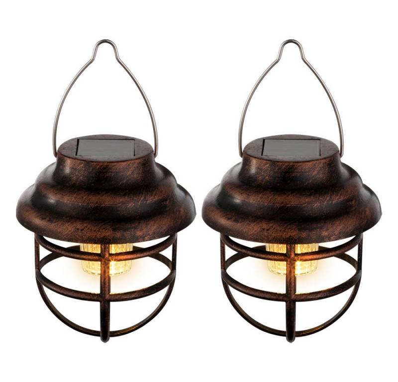 GLOBO LIGHTING LED Solarleuchte, LED-Leuchtmittel fest verbaut, 2er Set LED Solarleuchte Laterne Gartendeko rost klar Außenlampe GLOBO LIGHTING LED Solarleuchte, LED-Leuchtmittel fest verbaut, 2er Set LED Solarleuchte Laterne Gartendeko rost klar Außenlampe von GLOBO LIGHTING