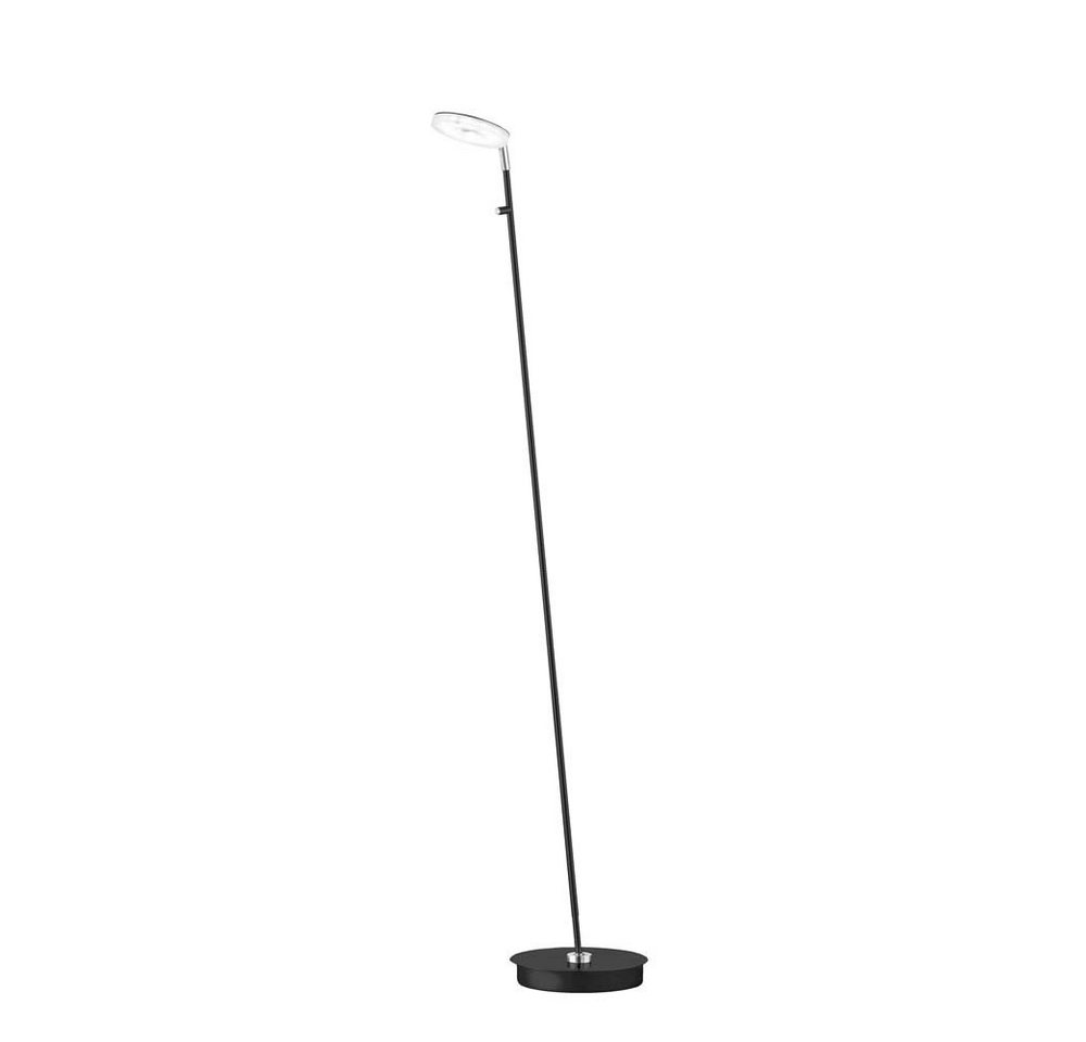 etc-shop LED Stehlampe, Stehleuchte Standlampe Wohnzimmerlampe LED Dimmbar Schwarz H 135 cm von etc-shop