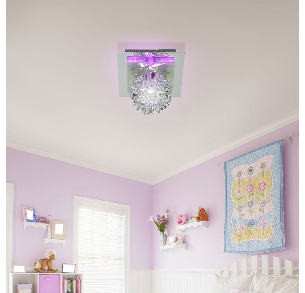etc-shop LED Wandleuchte, Leuchtmittel nicht inklusive, Deckenleuchte Wandleuchte Wandlampe Wohnzimmerleuchte von etc-shop