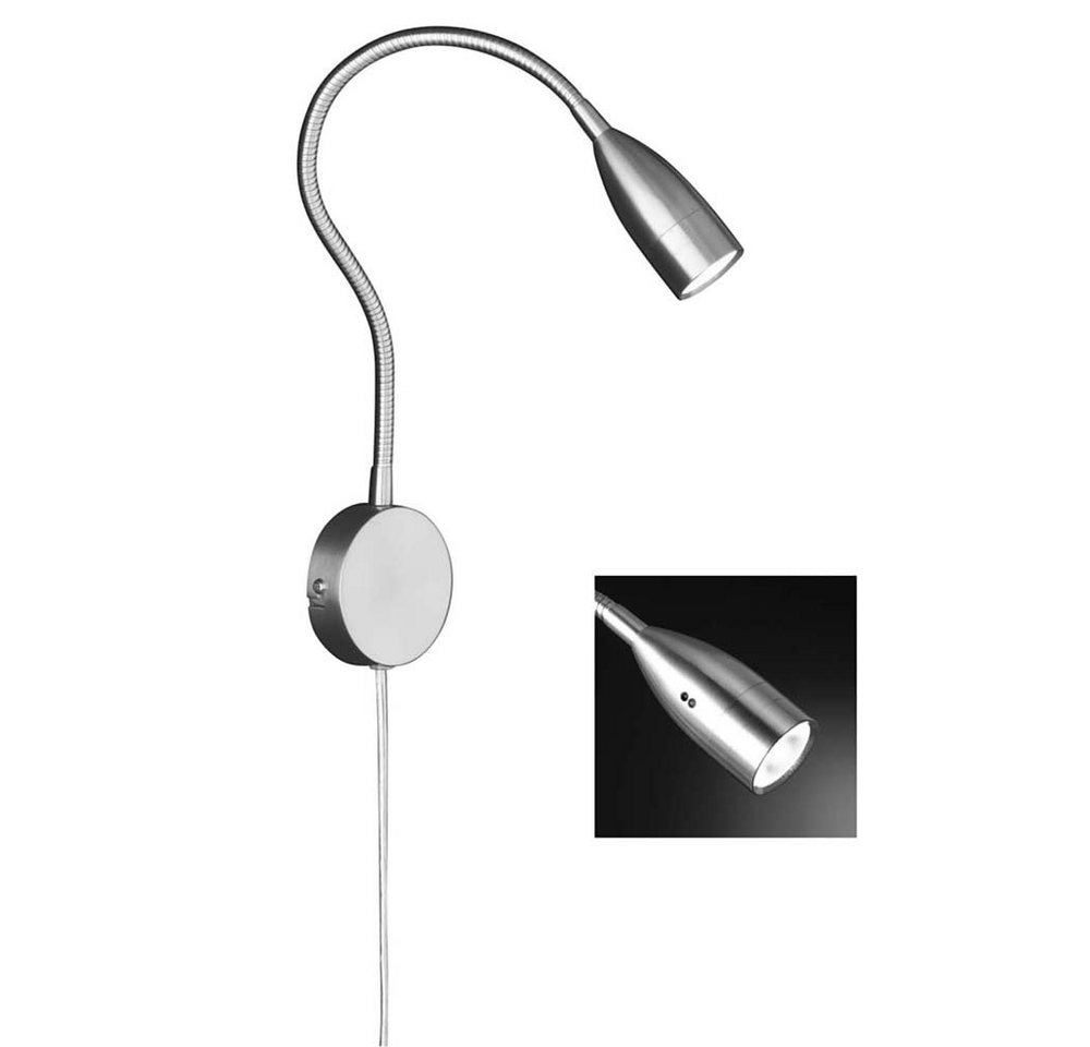 etc-shop LED Wandleuchte, Wandleuchte Wandlampe Flexo-Arm beweglich Leseleuchte Dimmbar LED von etc-shop