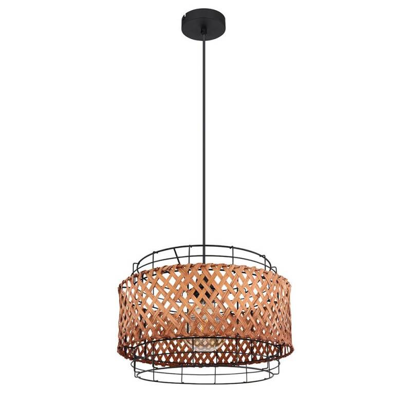 GLOBO LIGHTING Pendelleuchte, Leuchtmittel nicht inklusive, Bambus Lampe hängend Hängelampe Esstisch Deckenlampe Boho von GLOBO LIGHTING