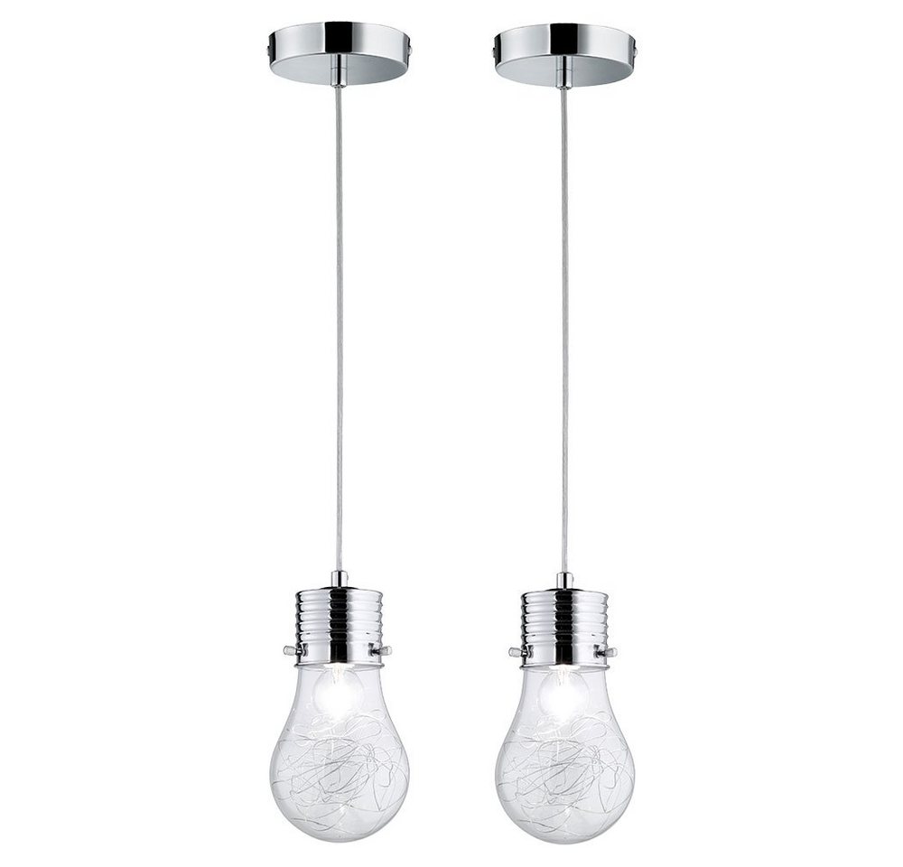 etc-shop Pendelleuchte, Leuchtmittel nicht inklusive, Pendelleuchte Glühbirne Vintage Lampe Wohnzimmer etc-shop Pendelleuchte, Leuchtmittel nicht inklusive, Pendelleuchte Glühbirne Vintage Lampe Wohnzimmer von etc-shop