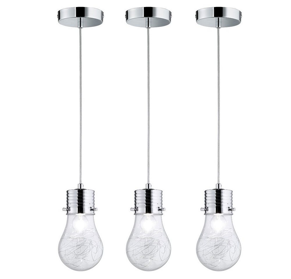 etc-shop Pendelleuchte, Leuchtmittel nicht inklusive, Pendelleuchte Glühbirne Vintage Lampe Wohnzimmer etc-shop Pendelleuchte, Leuchtmittel nicht inklusive, Pendelleuchte Glühbirne Vintage Lampe Wohnzimmer von etc-shop