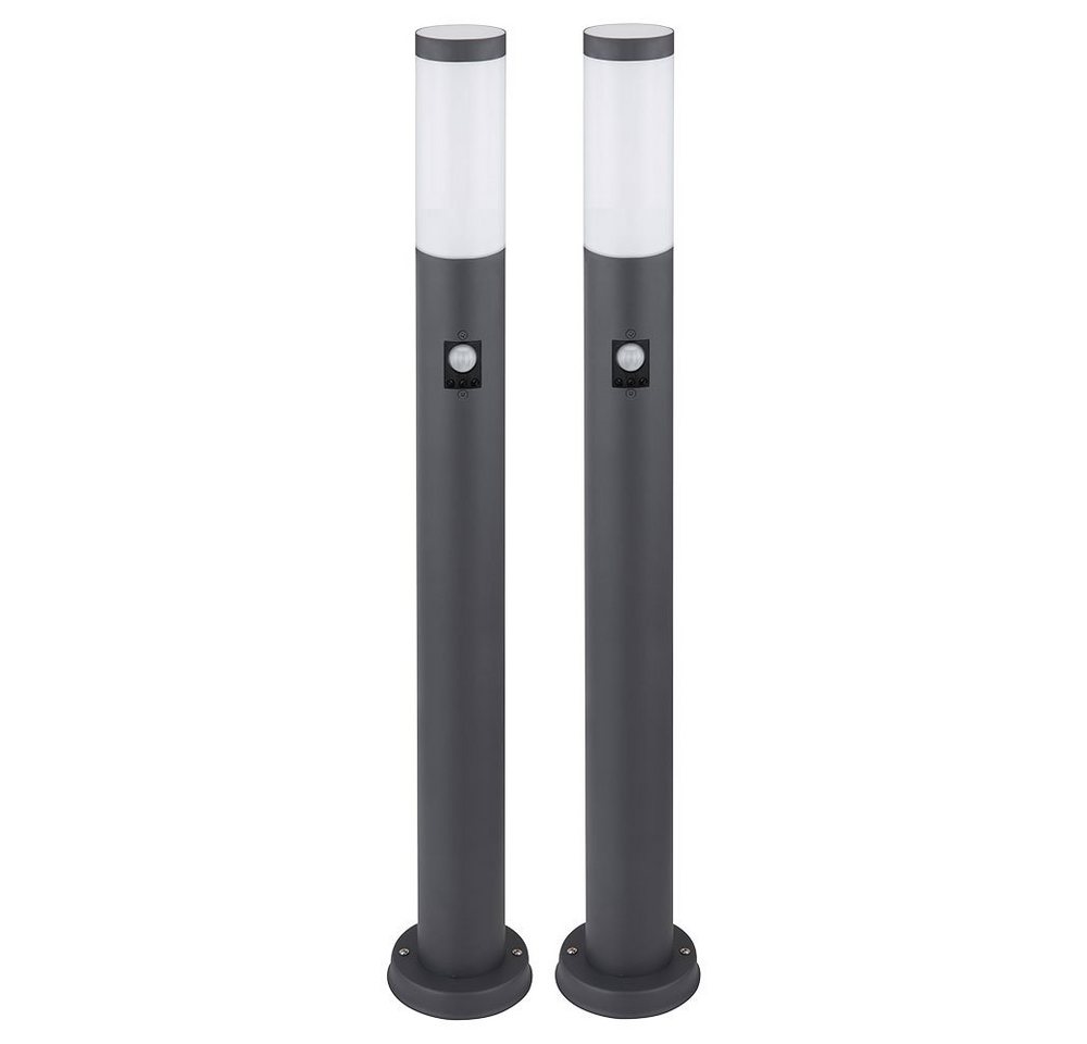 GLOBO LIGHTING Pollerleuchte, Leuchtmittel nicht inklusive, Gartenstehlampe Gartenlampe mit Bewegungsmelder anthrazit Edelstahl GLOBO LIGHTING Pollerleuchte, Leuchtmittel nicht inklusive, Gartenstehlampe Gartenlampe mit Bewegungsmelder anthrazit Edelstahl von GLOBO LIGHTING