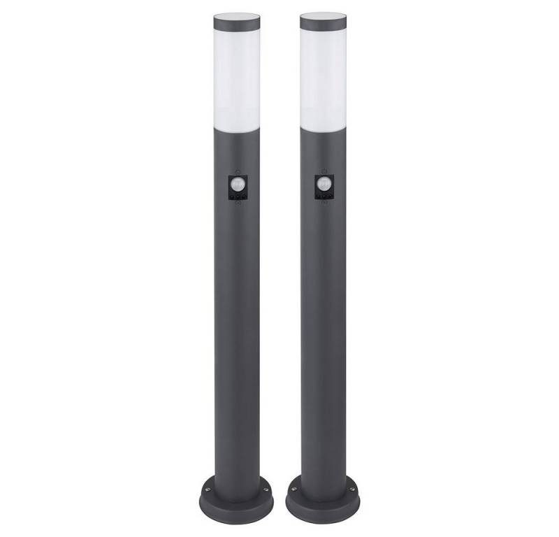 GLOBO LIGHTING Pollerleuchte, Leuchtmittel nicht inklusive, Gartenstehlampe Gartenlampe mit Bewegungsmelder anthrazit Edelstahl GLOBO LIGHTING Pollerleuchte, Leuchtmittel nicht inklusive, Gartenstehlampe Gartenlampe mit Bewegungsmelder anthrazit Edelstahl von GLOBO LIGHTING