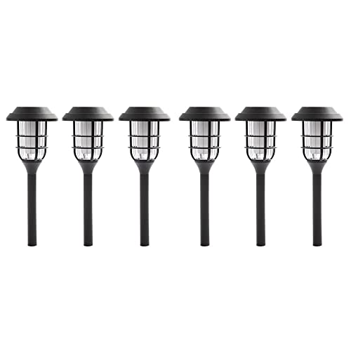 etc-shop Solarlampe Garten Deko für Außen Erdspiess Solarlampen Flammeneffekt Erdspieß, Kunststoff schwarz, Akku 6-8h, LED warmweiß, DxH 12x43 cm, 6er Set etc-shop Solarlampe Garten Deko für Außen Erdspiess Solarlampen Flammeneffekt Erdspieß, Kunststoff schwarz, Akku 6-8h, LED warmweiß, DxH 12x43 cm, 6er Set von etc-shop