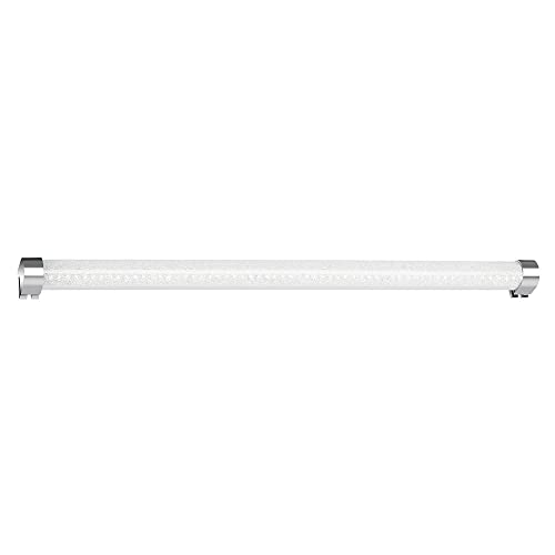 etc-shop Spiegelleuchte Bad LED Wandleuchte Spiegellampe Badezimmer 57 cm, dimmbar verstellbare Lichtfarbe, Kristalloptik, 10W 1000lm warmweiß neutralweiß, L 57,2 cm von etc-shop