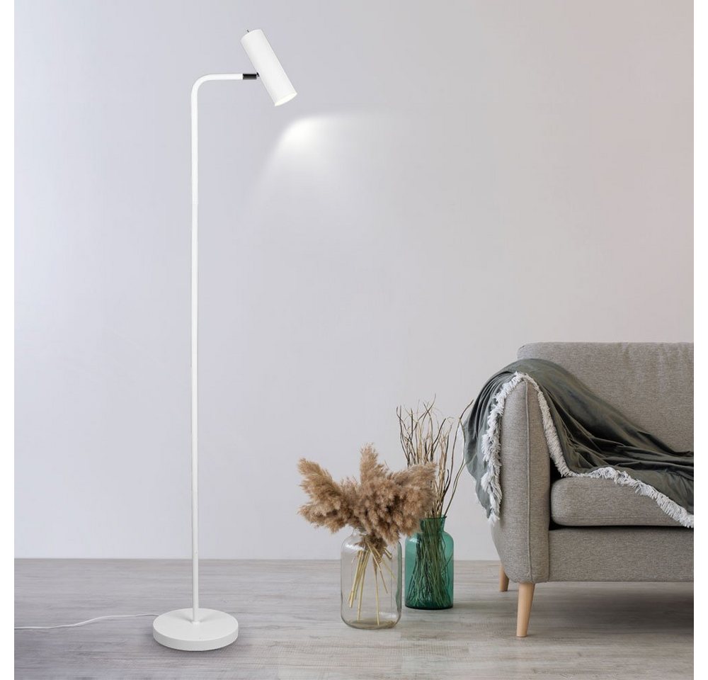 etc-shop Stehlampe, LED Steh Leuchte Spot Strahler verstellbar Ess Zimmer Beleuchtung von etc-shop