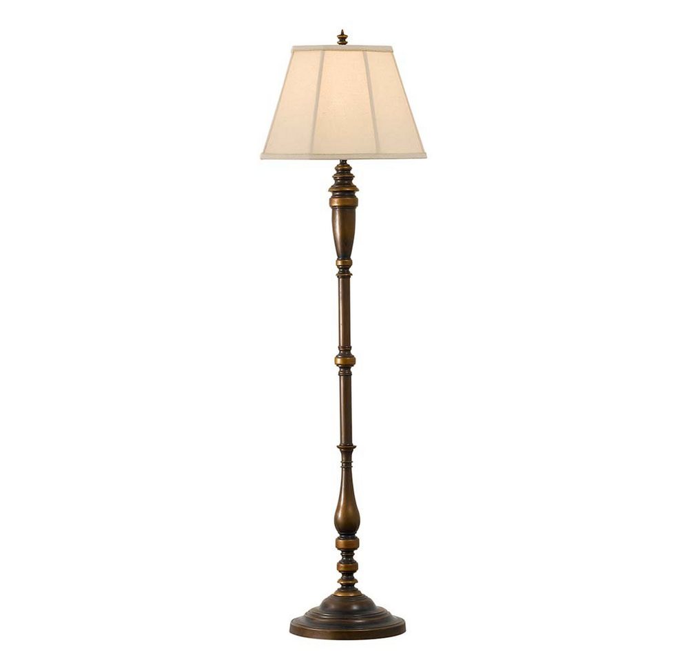 etc-shop Stehlampe, Leuchtmittel nicht inklusive, Stehlampe Stehleuchte Wohnzimmerlampe Stahl Bronze H 157,5 cm 1 von etc-shop