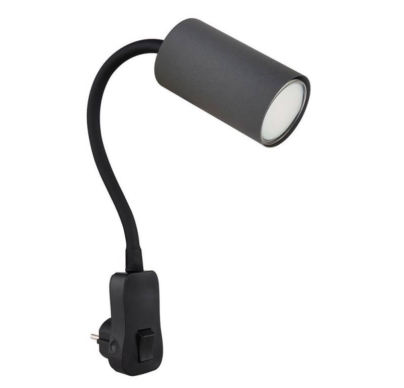 GLOBO LIGHTING Wandleuchte, Leuchtmittel nicht inklusive, Steckerleuchte GU10 Steckdosenlampe mit Schalter Küche von GLOBO LIGHTING